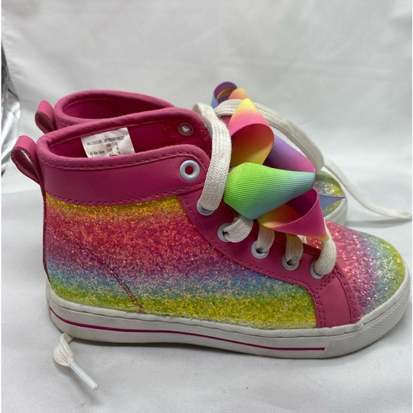 Jojo Siwa Glitter Shoes With Bow - Picture 4 of 5